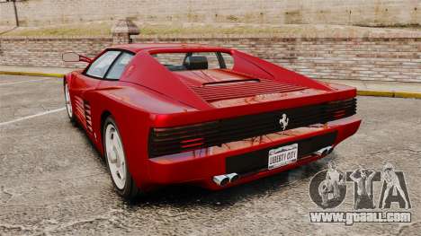 Ferrari Testarossa 1986 v1.1 for GTA 4