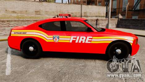 Dodge Charger LCFD Battalion Chief [ELS] for GTA 4