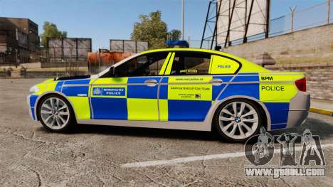 BMW 550i Metropolitan Police [ELS] for GTA 4