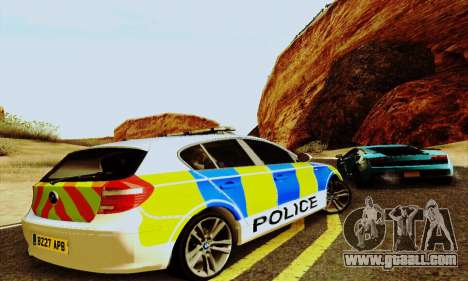 BMW 120i SE Police for GTA San Andreas