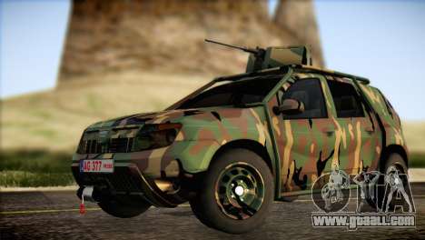 Dacia Duster Army Skin 2 for GTA San Andreas