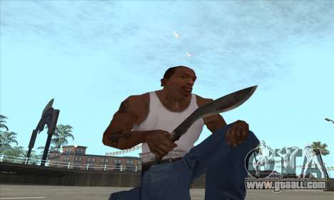 Kukri knife-machete for GTA San Andreas