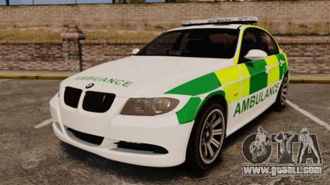 BMW 330i Ambulance [ELS] for GTA 4