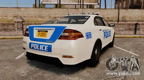 GTA V Vapid Police Interceptor LCPD [ELS] for GTA 4