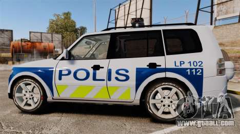Mitsubishi Pajero Finnish Police [ELS] for GTA 4