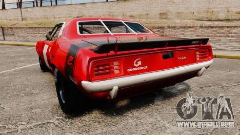 Plymouth Cuda AAR 1970 for GTA 4