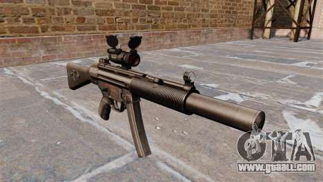 HK MP5SD2 submachine gun for GTA 4