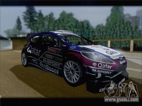 Ford Fiesta RS WRC 2013 for GTA San Andreas