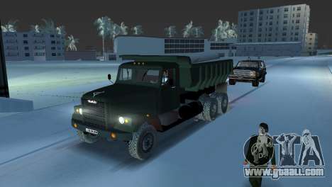 KrAZ 255 dump truck for GTA Vice City