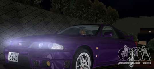Nissan SKyline GT-R BNR33 for GTA Vice City