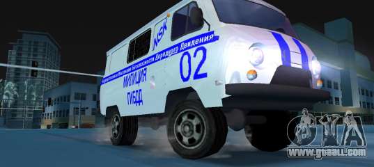 UAZ-3741 GIBDD for GTA Vice City