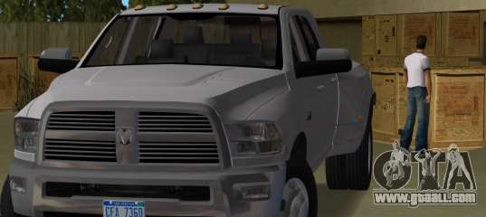 Dodge Ram 3500 Laramie 2012 for GTA Vice City