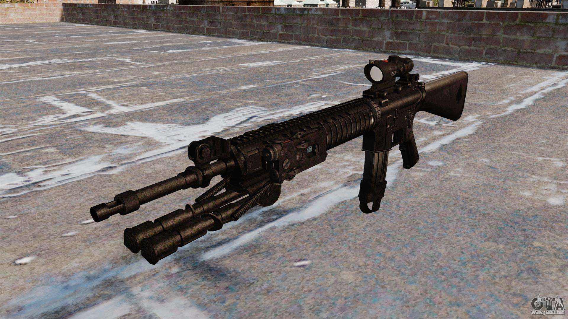 The M16A4 assault rifle for GTA 4