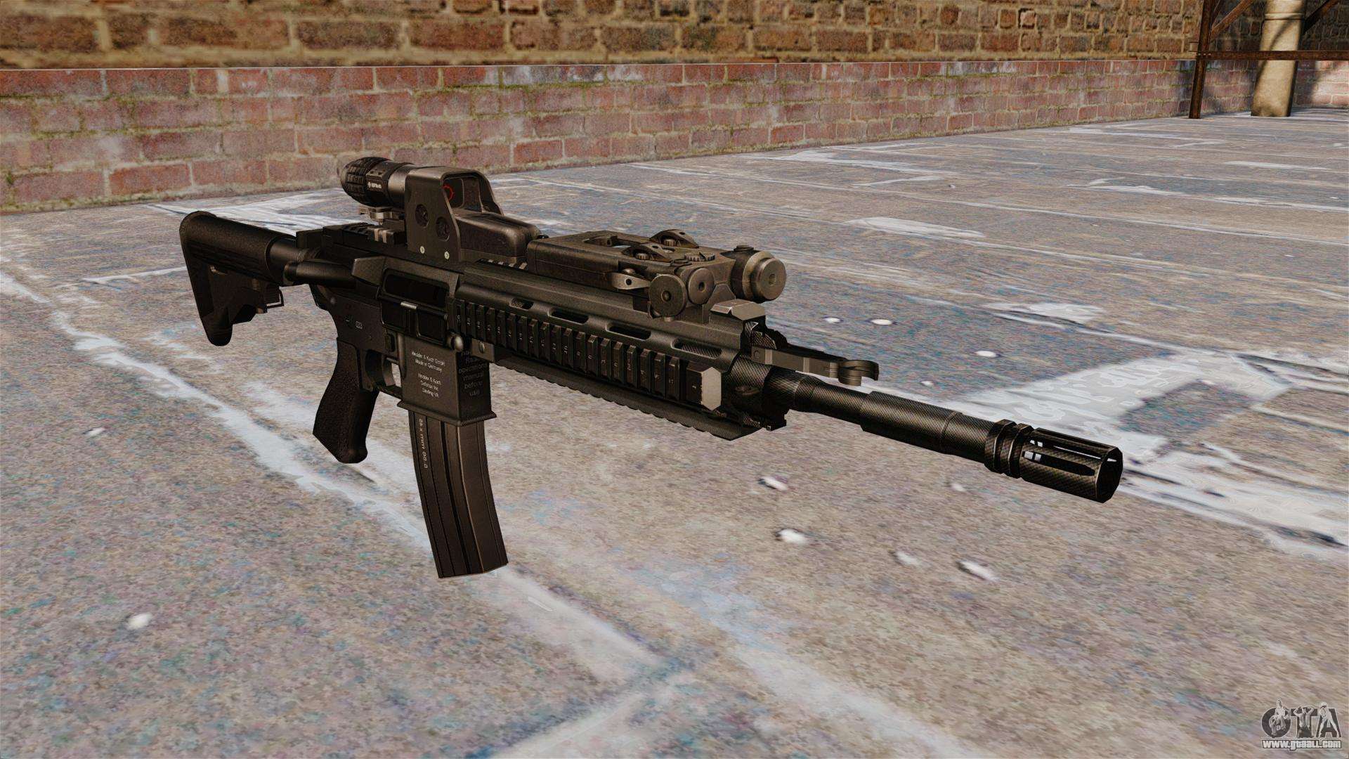Automatic HK416 for GTA 4