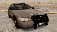 Ford Crown Victoria 2008 Sheriff Patrol [ELS] for GTA 4