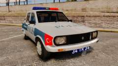 Renault 12 Turkish Police for GTA 4