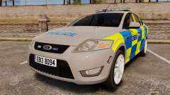 Ford Mondeo Metropolitan Police [ELS] for GTA 4
