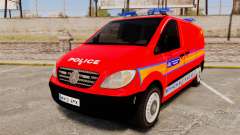 Mercedes-Benz Vito Metropolitan Police [ELS] for GTA 4