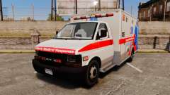 Brute Liberty Ambulance [ELS] for GTA 4