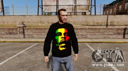 Sweater-Bob Marley- for GTA 4