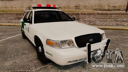 Ford Crown Victoria 1999 U.S. Border Patrol for GTA 4