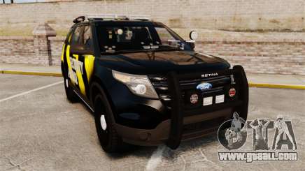 Ford Explorer 2013 Security Patrol [ELS] for GTA 4