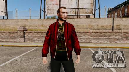 Red leather jacket for GTA 4