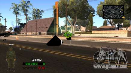 C-HUD Army for GTA San Andreas