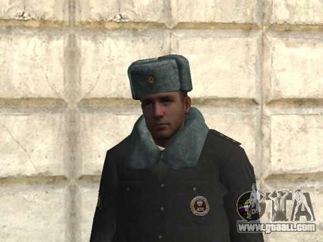 Pak police officers in the winter uniforms for GTA San Andreas