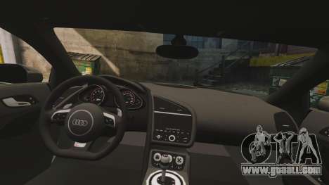 Audi R8 V10 plus Coupe 2014 [EPM] for GTA 4