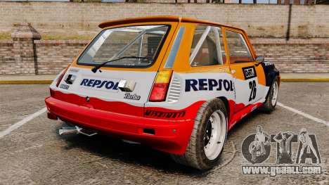 Renault 5 Maxi Turbo for GTA 4