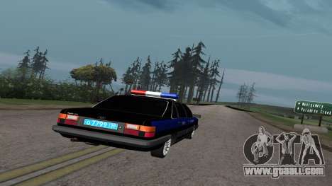 Audi 100 Police Department for GTA San Andreas