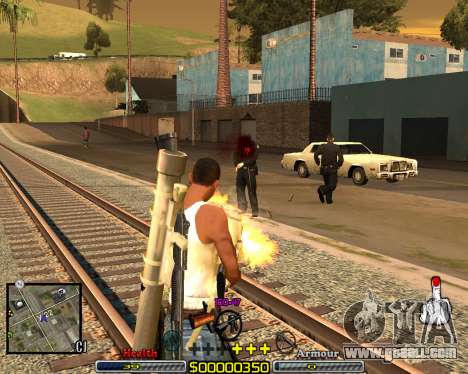 C-HUD Crime Ghetto for GTA San Andreas