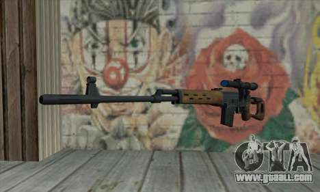 Dragunov Sniper Rifle for GTA San Andreas