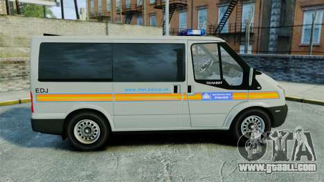 Ford Transit Metropolitan Police [ELS] for GTA 4