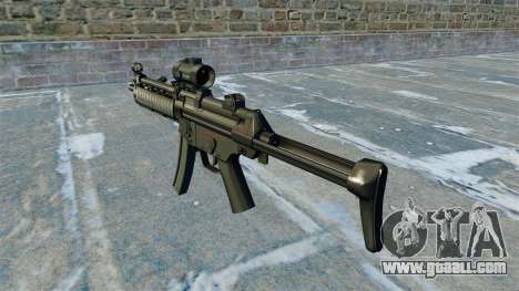 Submachine gun MP5 RIS Nom900a for GTA 4
