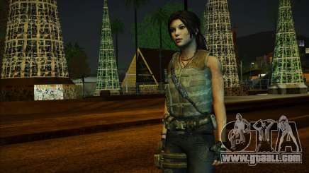 Tomb Raider Lara Croft Guerilla Outfit for GTA San Andreas