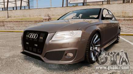 Audi S4 2013 Unmarked Police [ELS] for GTA 4