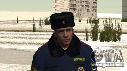 Pak police officers in the winter uniforms for GTA San Andreas