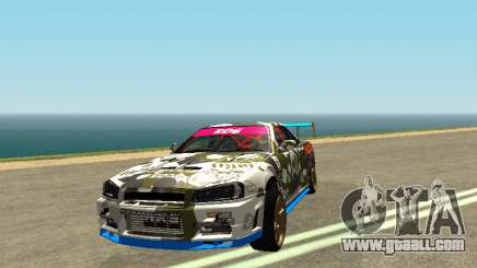Nissan Skyline Drift for GTA San Andreas