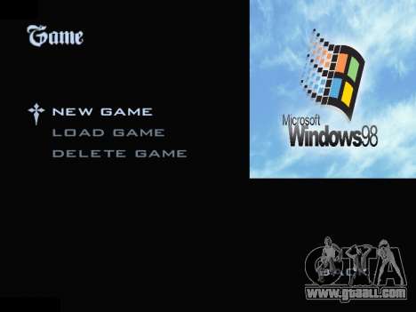 The Windows Menu for GTA San Andreas