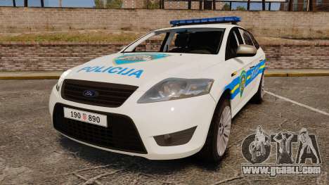 Ford Mondeo Croatian Police [ELS] for GTA 4