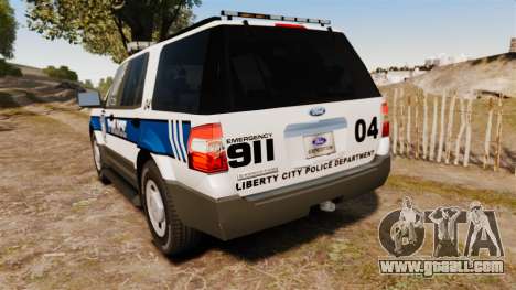 Ford Expedition LCPD SSV v2.5F [ELS] for GTA 4