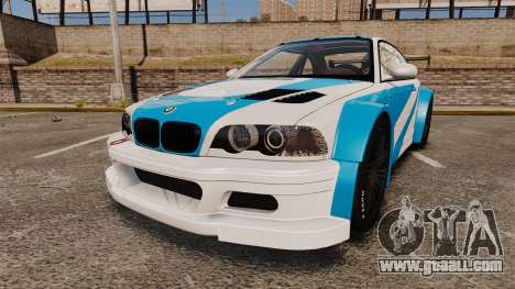 BMW M3 GTR 2012 Most Wanted v1.1 for GTA 4