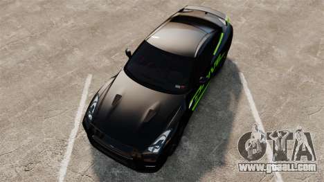 Nissan GT-R Black Edition 2012 Drive for GTA 4