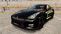 Nissan GT-R Black Edition 2012 Drive for GTA 4
