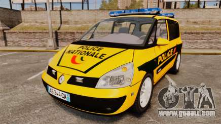 Renault Espace Police Nationale [ELS] for GTA 4