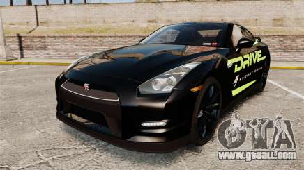 Nissan GT-R Black Edition 2012 Drive for GTA 4