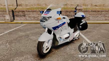 BMW R1150RT Police nationale [ELS] v2.0 for GTA 4