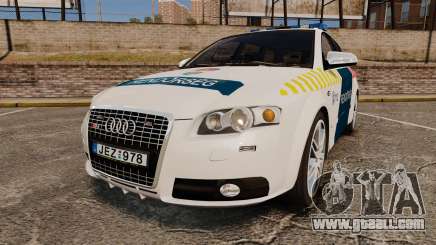 Audi S4 Avant Hungarian Police [ELS] for GTA 4